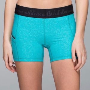 Lululemon What the Sport Short in Teal Sz 8